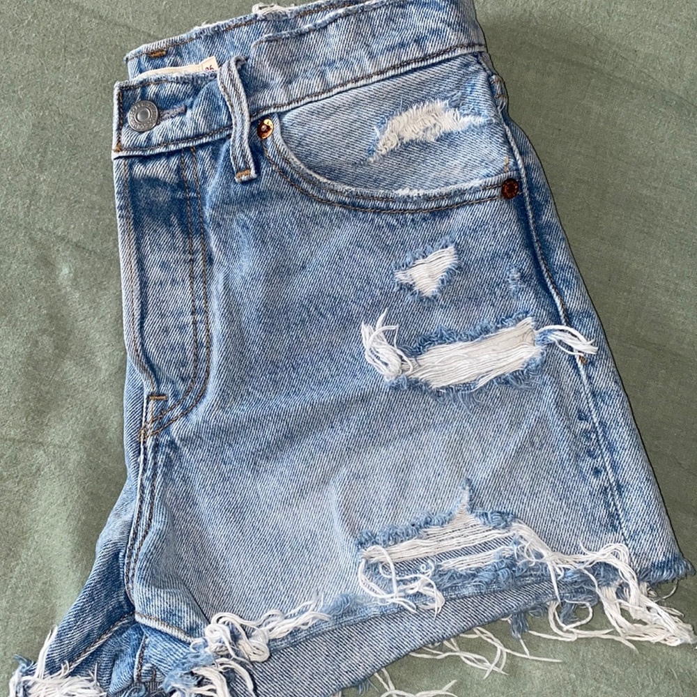 Levi’s Distressed Shorts